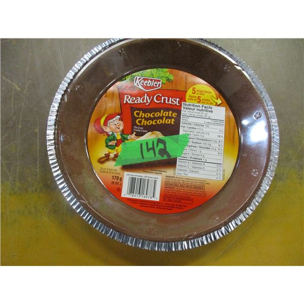 SHELF PULLS (AS IS):  CHOCOLATE CRUMB PIE CRUST (170G) - PACKAGE