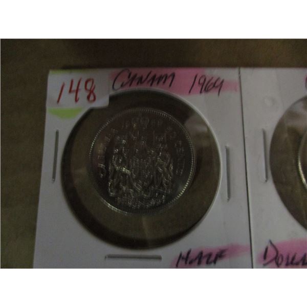 1969 - 1974 CANADA HALF DOLLARS