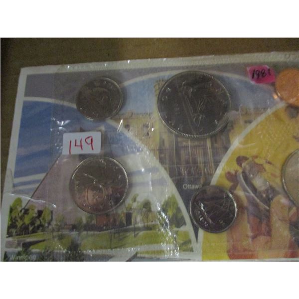 1981 PROOF CANADA MINT SEALED COIN SET