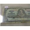 Image 1 : 1937 KING GEORGE VI LEGAL TENDER BANK OF CANADA $5 BILL