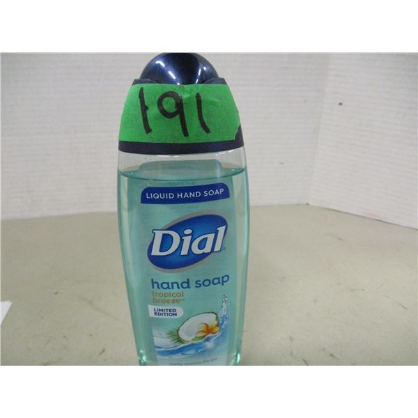 SHELF PULLS (AS IS):  DIAL HAND SOAP (250 ML) - BOTTLE