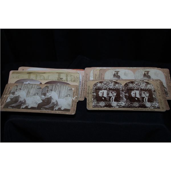 16 Stereo Views Picture Cards