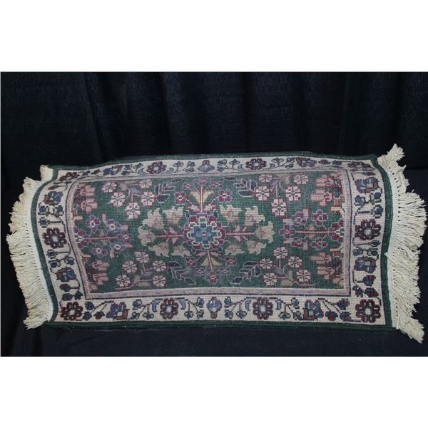 24"x15" Handmade AFGHAN Kazakh Accent Rug