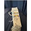 Image 2 : Beaded, Animal-Hide, Native American Baby Carrier Native American