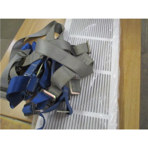 TOTE C/W ELECTRIC PLATE COVERS, FURNACE REGISTER COVERS, ETC