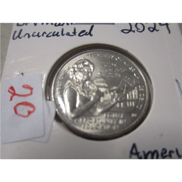 2024 UNCIRCULATED USA WOMEN QUARTER