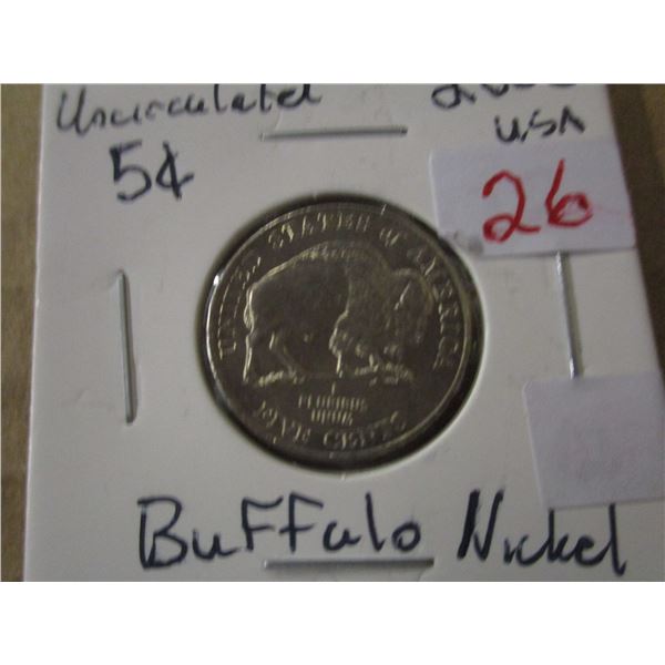 2005 UNCIRCULATED BUFFALO NICKEL