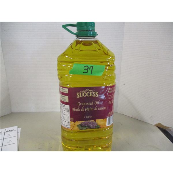 SHELF PULLS (AS IS):  GRAPESEED OIL (5 L) - JUG