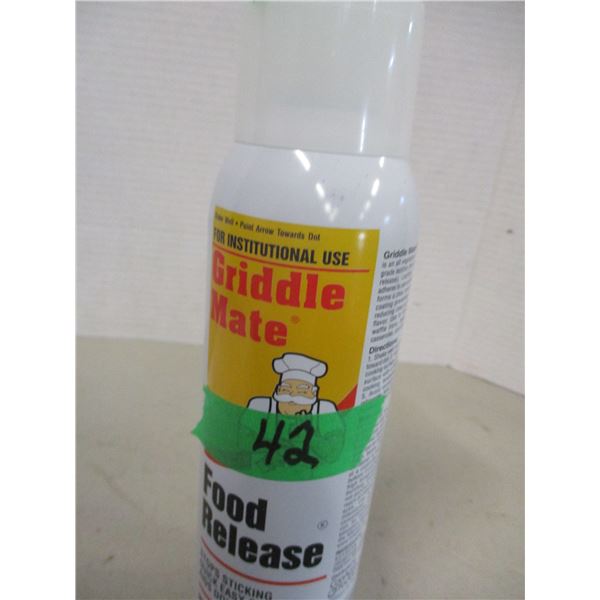 SHELF PULLS (AS IS):  GRIDDLE MATE COOKING SPRAY (453G) - CAN