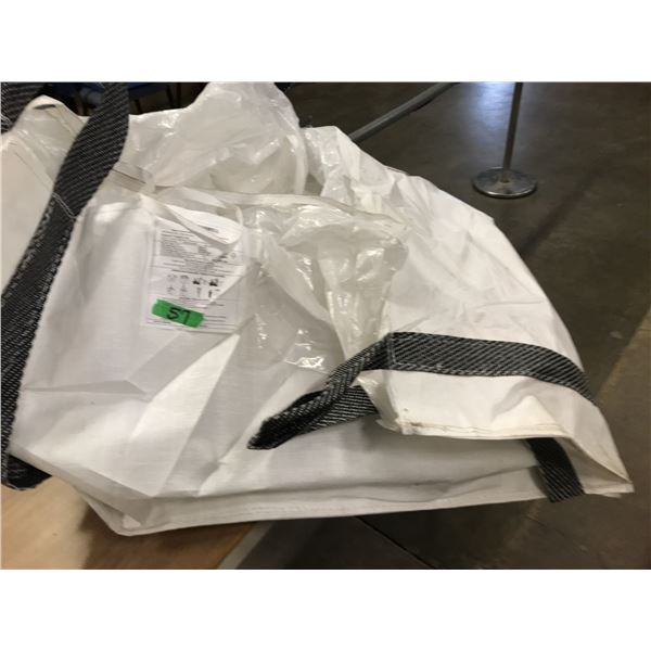 APPROX. 4' X 4' WHITE LIFT GARBAGE BAGS