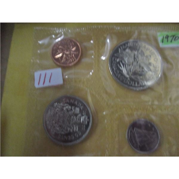 1970 MANITOBA PROOF CANADA MINT SEALED COIN SET