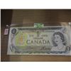 Image 1 : 1973 CRISP UNCIRCULATED POKER HAND SERIAL NUMBER LAST OF CANADA $1 BILL