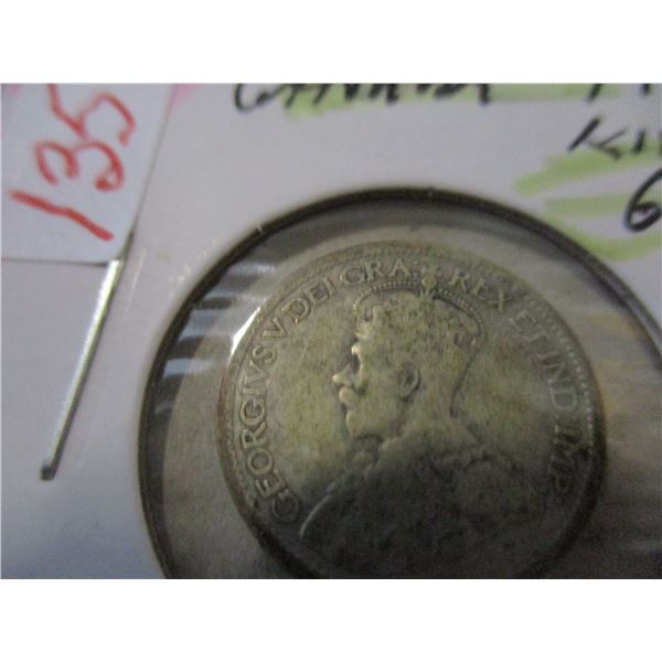 1921 KING GEORGE V SILVER DIME