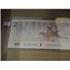 Image 3 : 1986 CRISP UNCIRCULATED BIRD SERIES LAST OF CANADA $2 BILLS