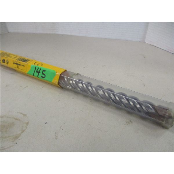 NEW:  DEWALT 1" ROCK CARBIDE DRILL BIT