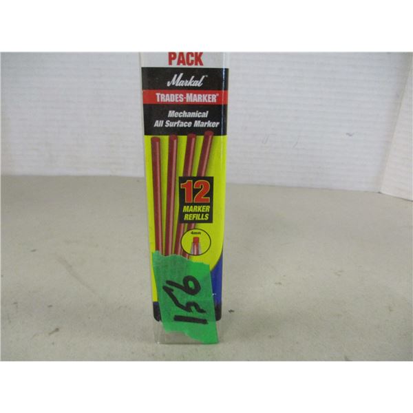 NEW:  PACKAGE OF 12 MARKER REFILLS (ALL SURFACE)