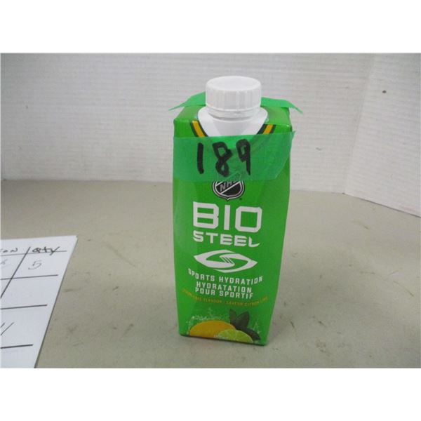 SHELF PULLS (AS IS):  BIO STEEL LEMON LIME FLAVOR SPORTS DRINK (500 ML)