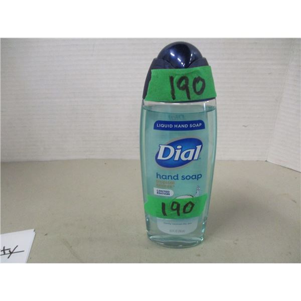 SHELF PULLS (AS IS):  DIAL HAND SOAP (250 ML) - BOTTLE