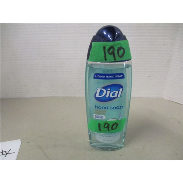 SHELF PULLS (AS IS):  DIAL HAND SOAP (250 ML) - BOTTLE