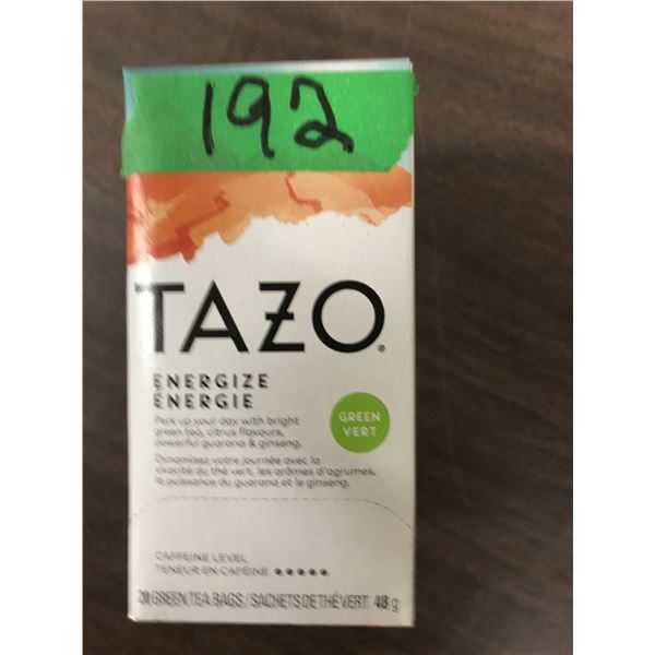 SHELF PULLS (AS IS):  TAZO GREEN TEA BAGS - BOX