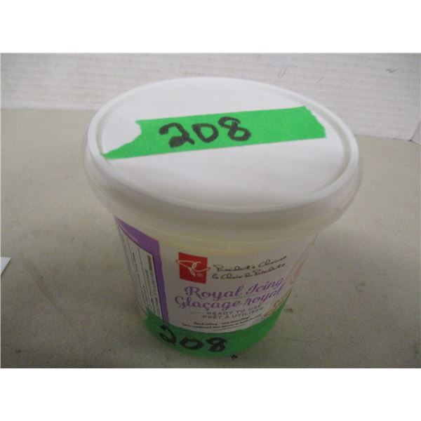 SHELF PULLS (AS IS):  PRESIDEN'TS CHOICE ROYAL ICING (400G) - TUB