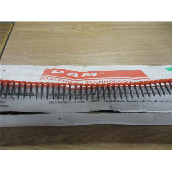 NO 7 X 1 1/4" STRIP SCREW NAILS - BOX