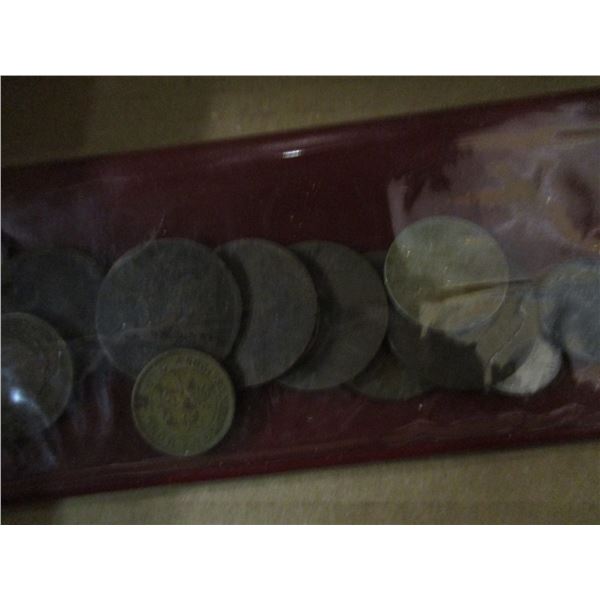 LOT OF 15 ASSORTED WORLD COINS