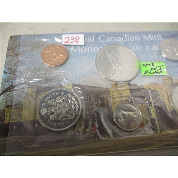 1973 PROOF PRINCE EDWARD ISLAND RCMP MINT SEALED COIN SET