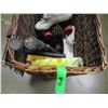 Image 2 : WICKER BASKET, ROLLER BLADES, RACKETS, ETC