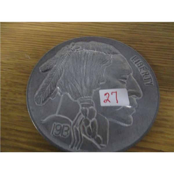 1913 USA INDIAN HEAD & BUFFALO CENT