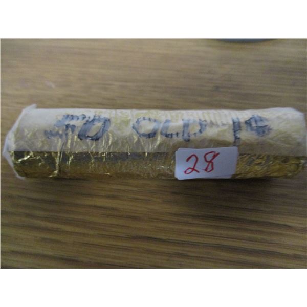 ROLL OF OLD CANADIAN PENNIES