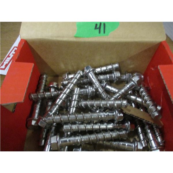 HILTI 3/8" X 3" LAG BOLTS (25) - BOX