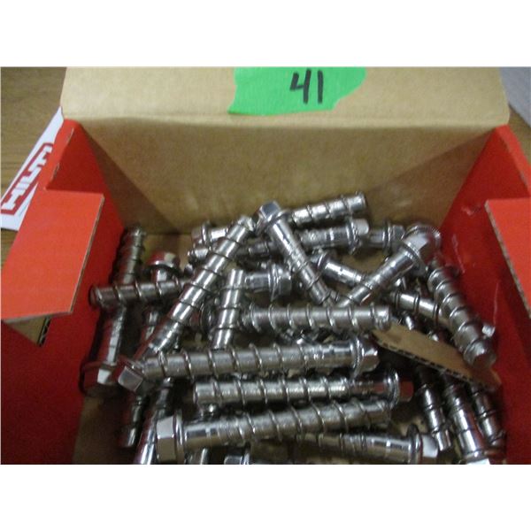 HILTI 3/8" X 3" LAG BOLTS (25) - BOX