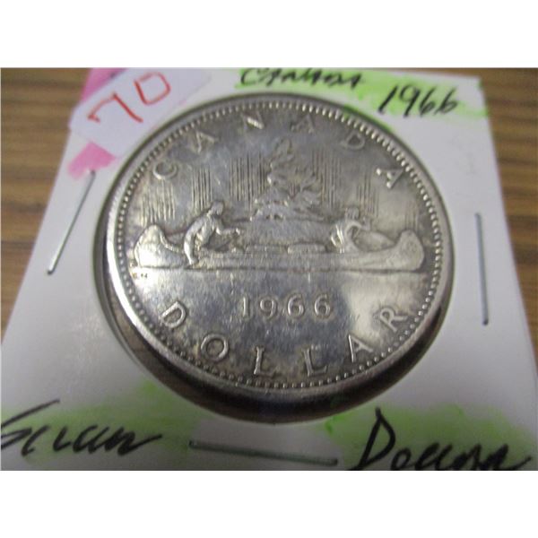 1966 CANADA SILVER DOLLAR