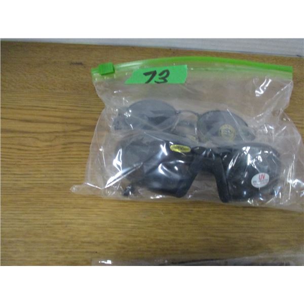 NEW:  BAG C/W 3 PAIR OF SUNGLASSES