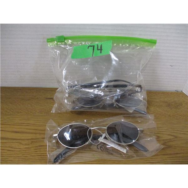NEW:  BAG C/W 3 PAIR OF SUNGLASSES