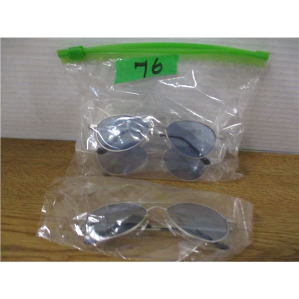 NEW:  BAG C/W 3 PAIR OF SUNGLASSES