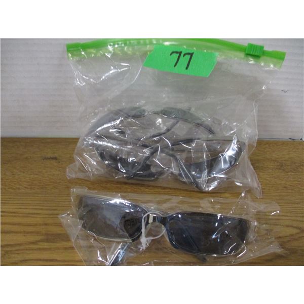 NEW:  BAG C/W 3 PAIR OF SUNGLASSES