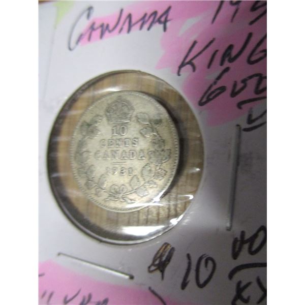 1931 KING GEORGE V SILVER DIME
