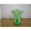 Image 1 : COLLECTABLE:  TWO TONE GREEN VASE