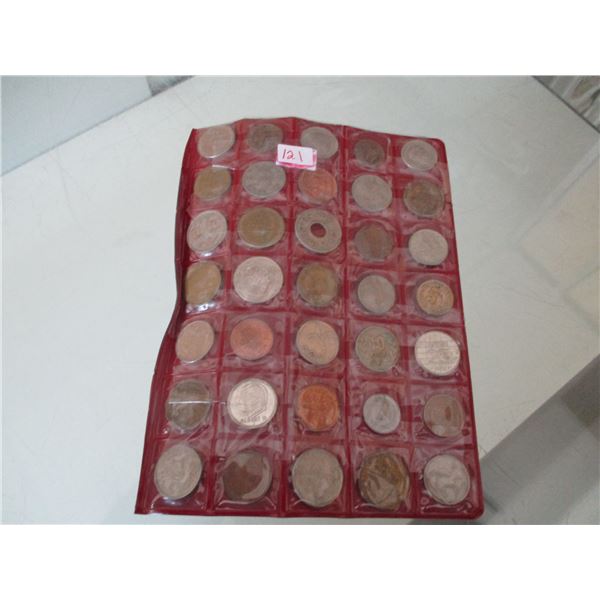 STOCK LOT OF 35 WORLD COLLECTABLE COINS