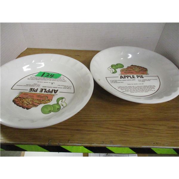 ESTATE:  2 - 12" APPLE PIE PLATES