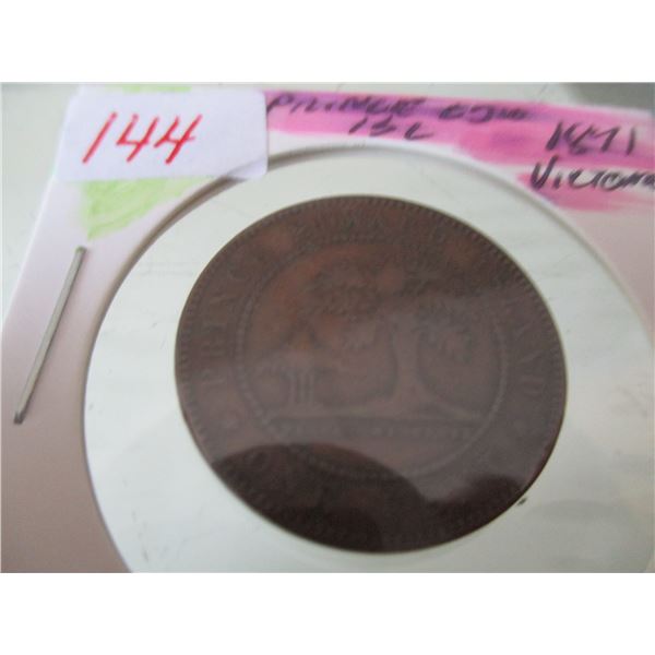 1891 VICTORIAN PRINCE EDWARD ISLAND LARGE PENNY