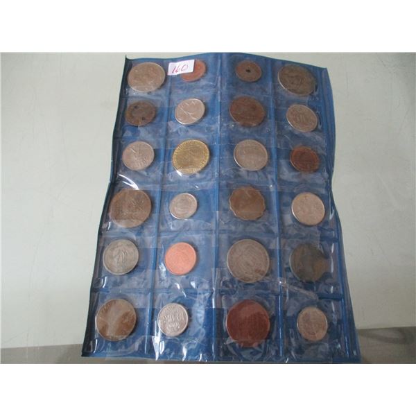 LOT OF 24 WORLD COLLECTABLE COINS