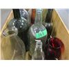 Image 1 : WOODEN BOX C/W ASSORTMENT OF OLD BOTTLES