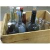 Image 4 : WOODEN BOX C/W ASSORTMENT OF OLD BOTTLES