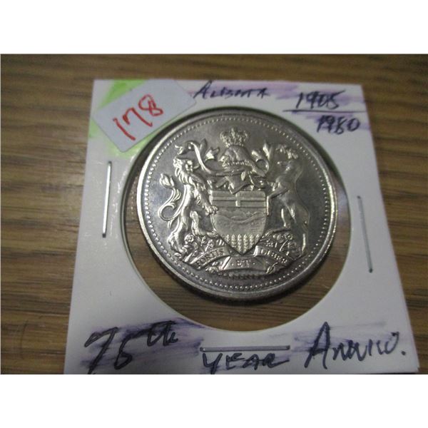 1905 - 1980 ALBERTA YOUTH 75TH YEAR TOKEN