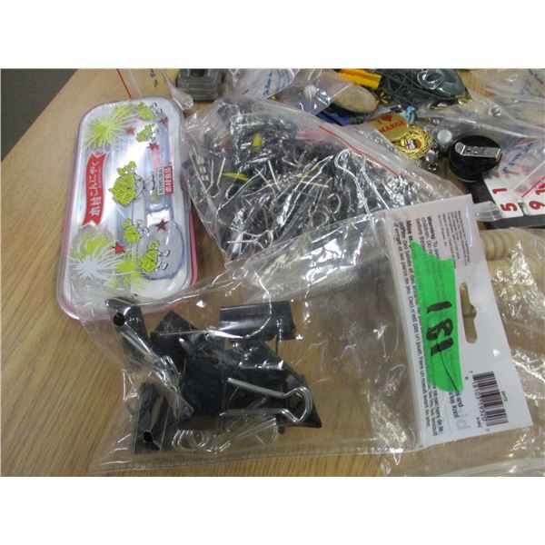 BIN C/W OFFICE ITEMS