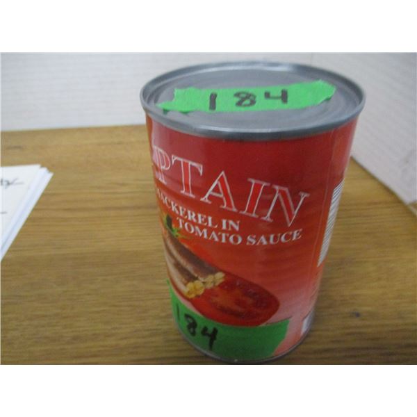 SHELF PULLS (AS IS):  CAPTAIN MACKEREL IN TOMATO SAUCE (425G) - CAN