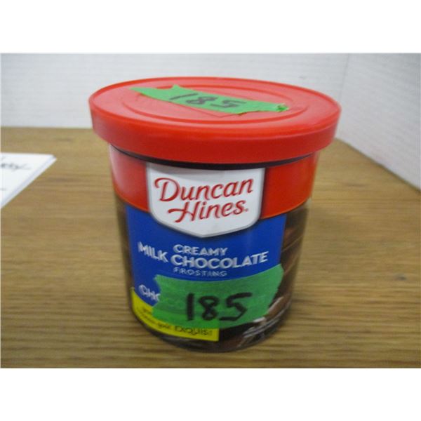SHELF PULLS (AS IS):  DUNCAN HINES CREAMY MILK CHOCOLATE FROSTING (450G) - CAN